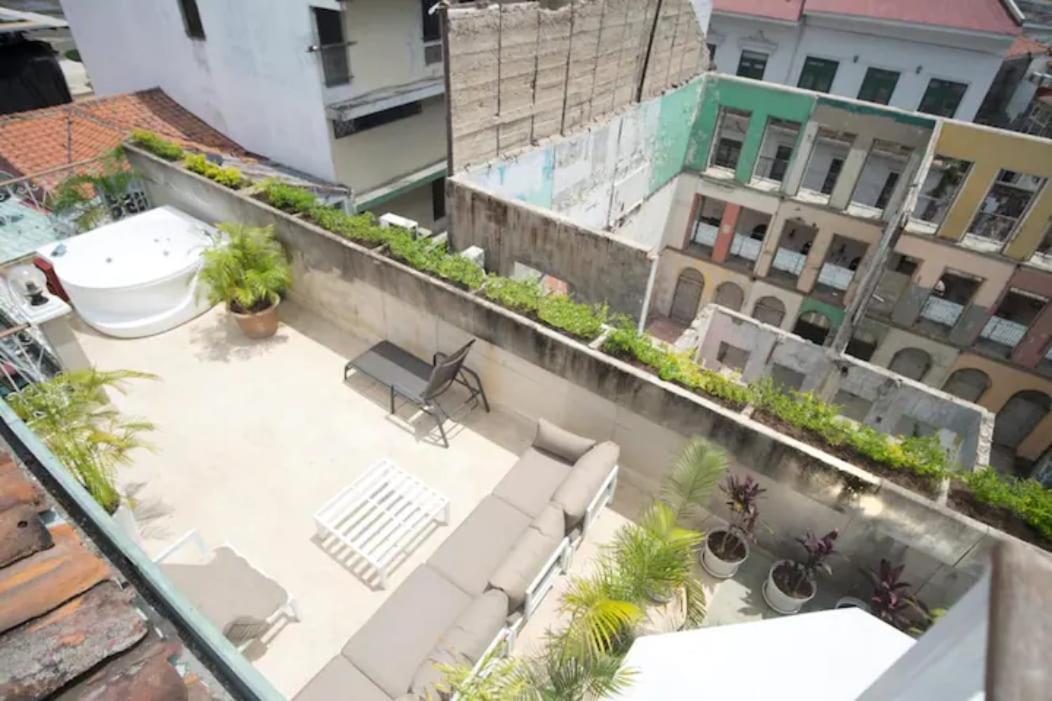 Amazinn Places Rooftop And Jacuzzi Panama Stadt Exterior foto